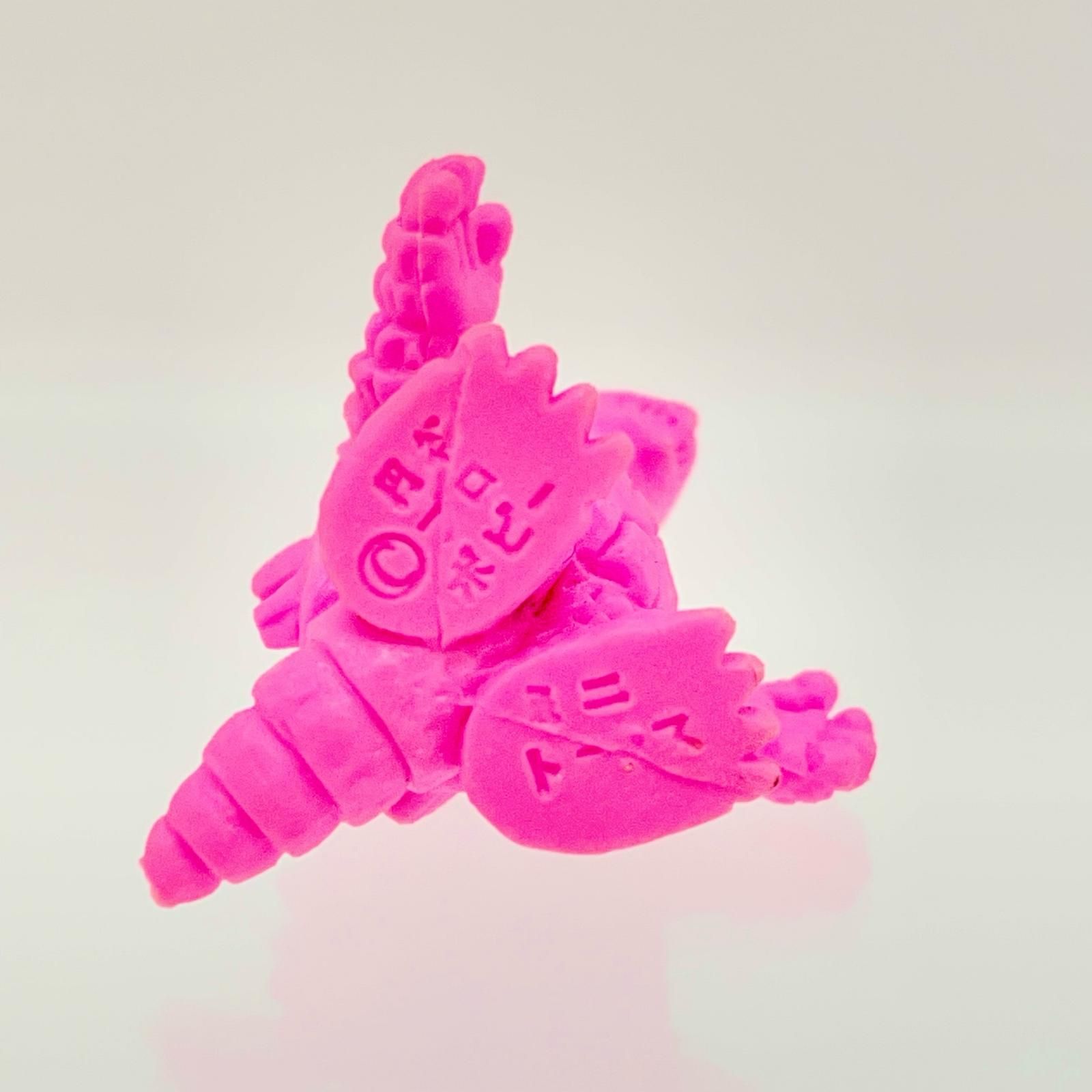 中古】ポピー 怪獣消しゴム 9弾7期 ミニトータス ピンク色【レトロ