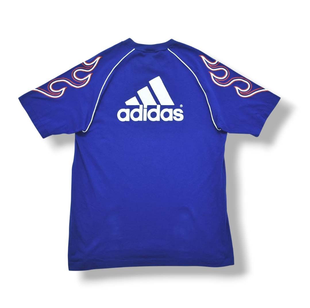 アディダス 日本大学 サッカーシャツ ユニフォーム デサント製 90年代 O アディダス 日本大学 サッカーシャツ ユニフォーム デサント製 90年代