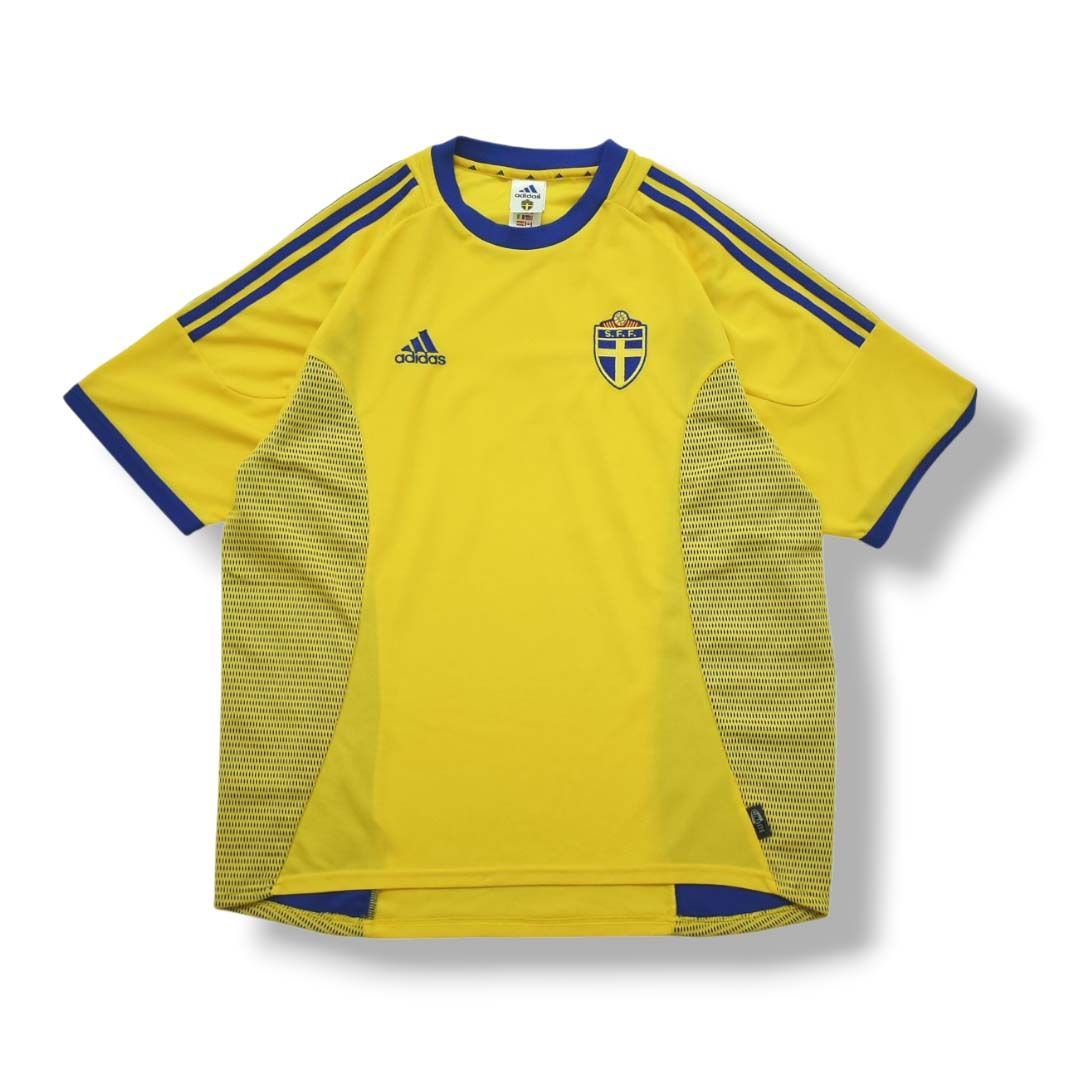 00s ヴィンテージ 英国製 アディダス adidas スウェーデン 代表 2002