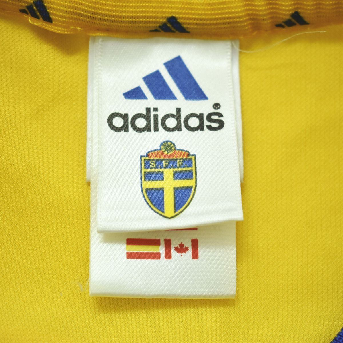 ビンテージ サッカー フットボール ユニフォーム 00s ヴィンテージ 英国製 アディダス adidas スウェーデン 代表 2002