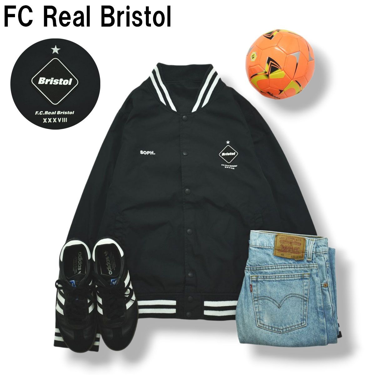 Bristol ソフ　FCRB メッシュ　リバーシブル スタジャン Bristol ソフ FCRB メッシュ リバーシブル スタジャン M - メルカリ