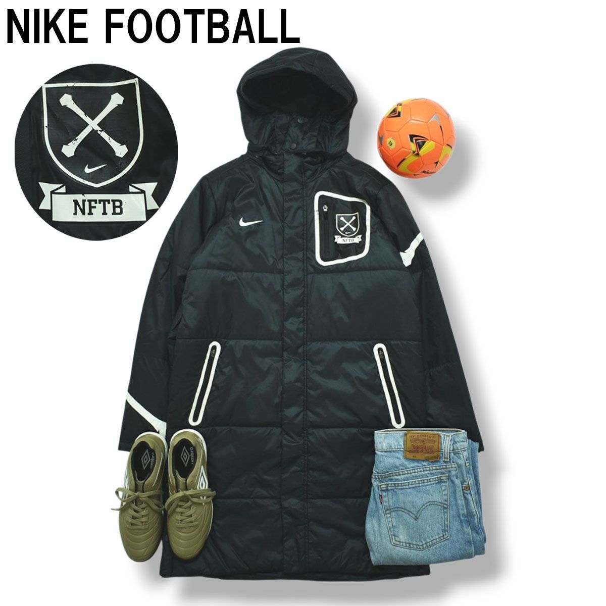 ナイキ フットボール NIKE FOOTBALL NFTB ロゴ プリント 中綿