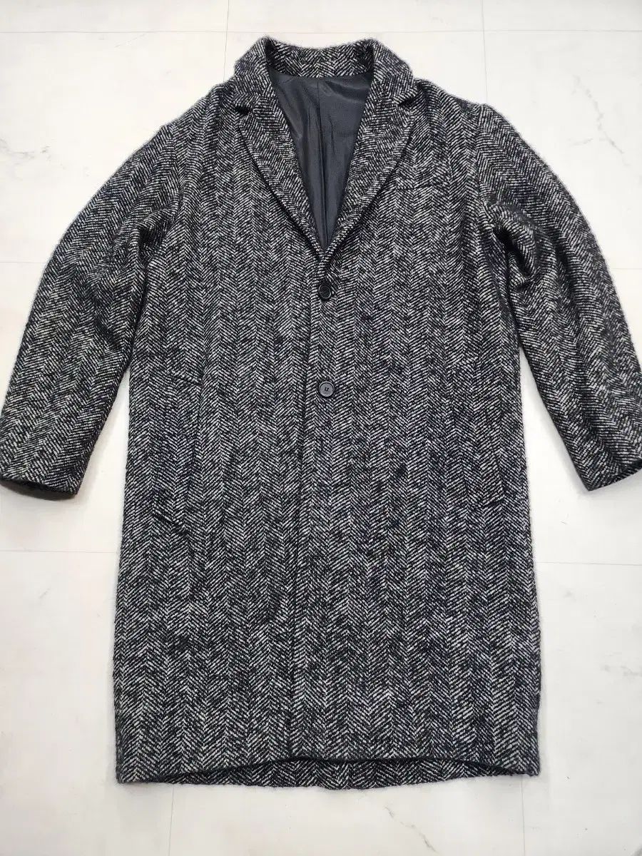 アミ ami ウール ヘリンボーン コート M 100