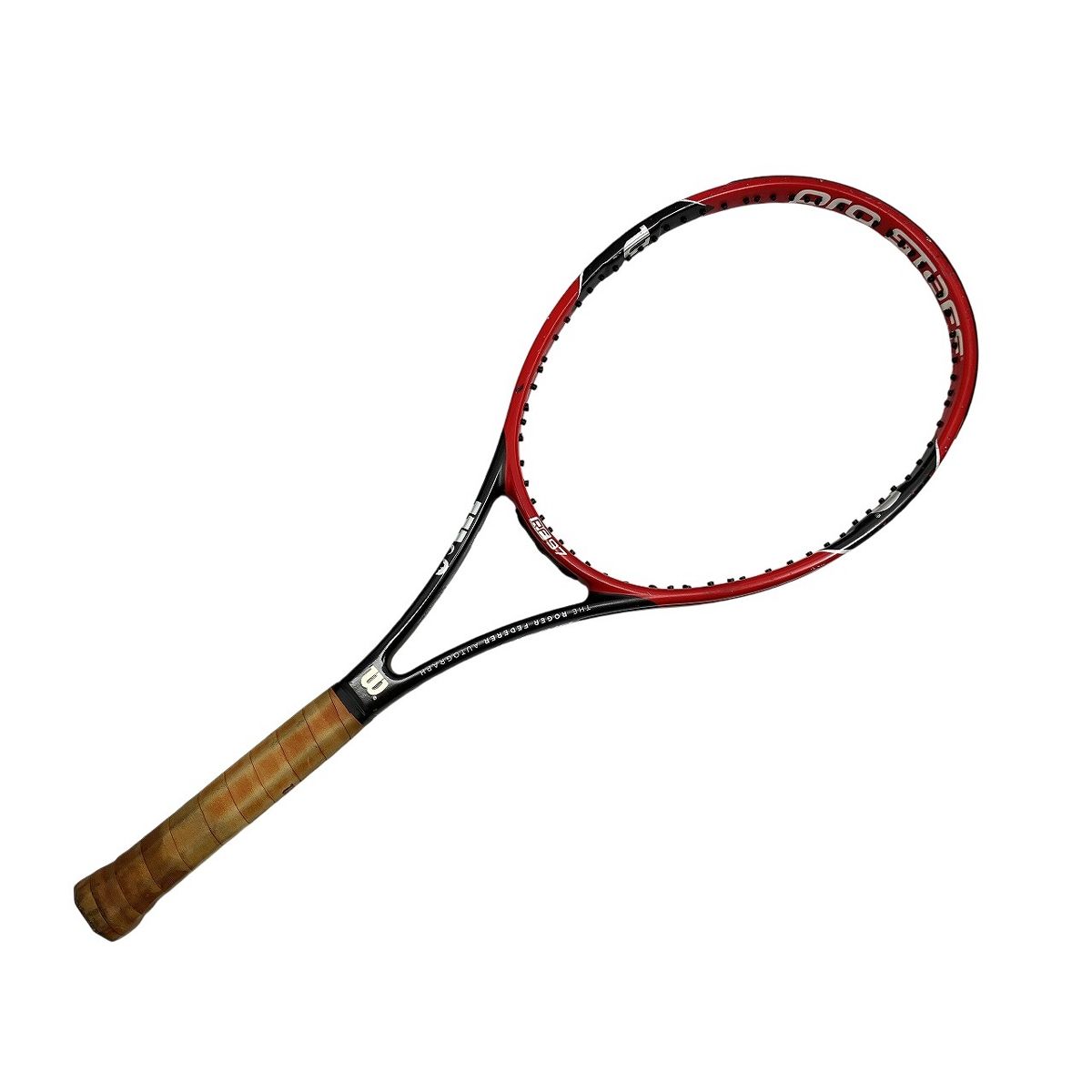 wunaihe7 Wilson Pro Staff RF97赤 美品 Wilson PRO STAFF RF97 AUTOGRAPH 340g テニス ラケット ガットなし