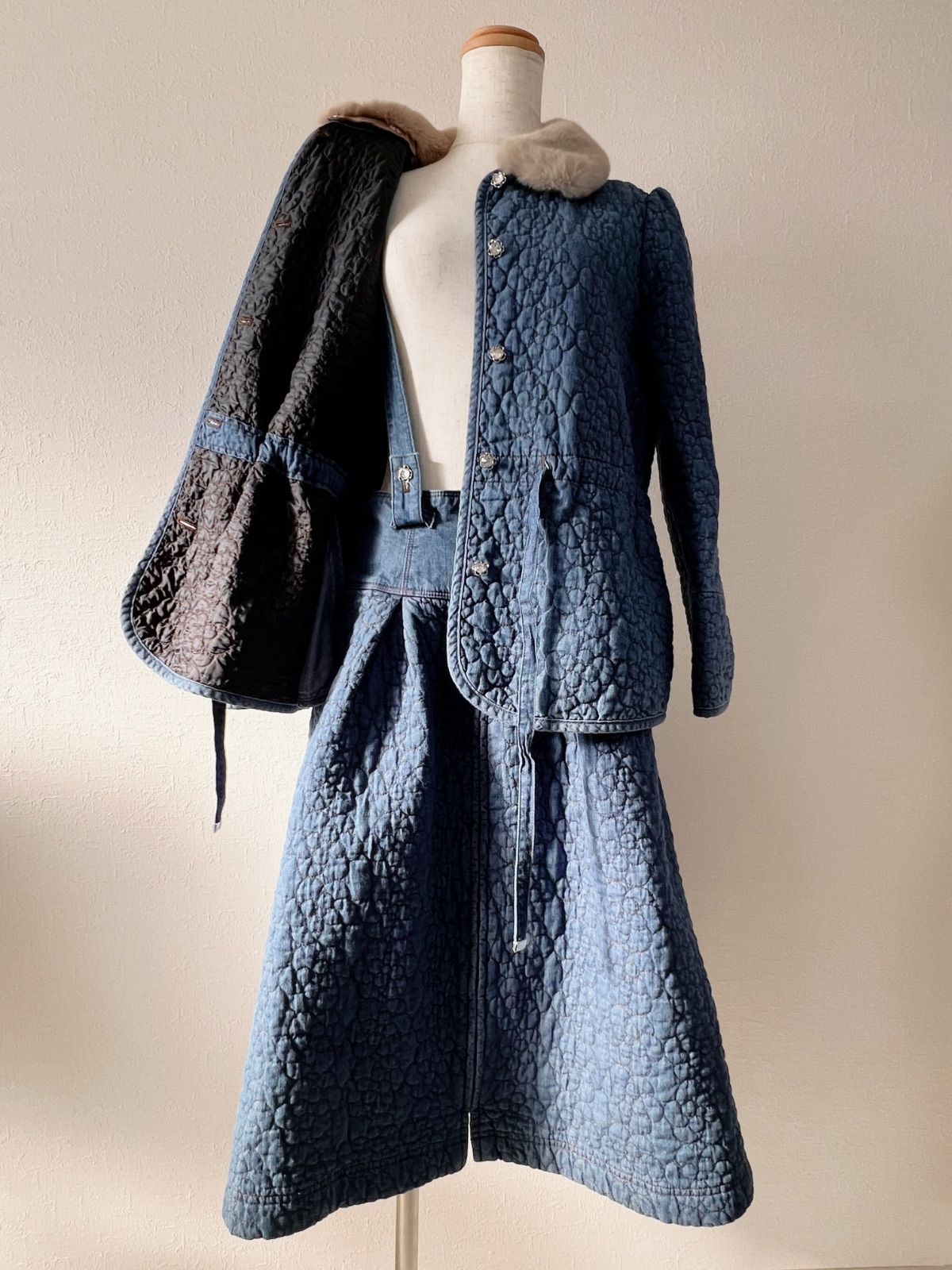 M'S GRACY エムズグレイシー 40 セットアップ デニム カメリア