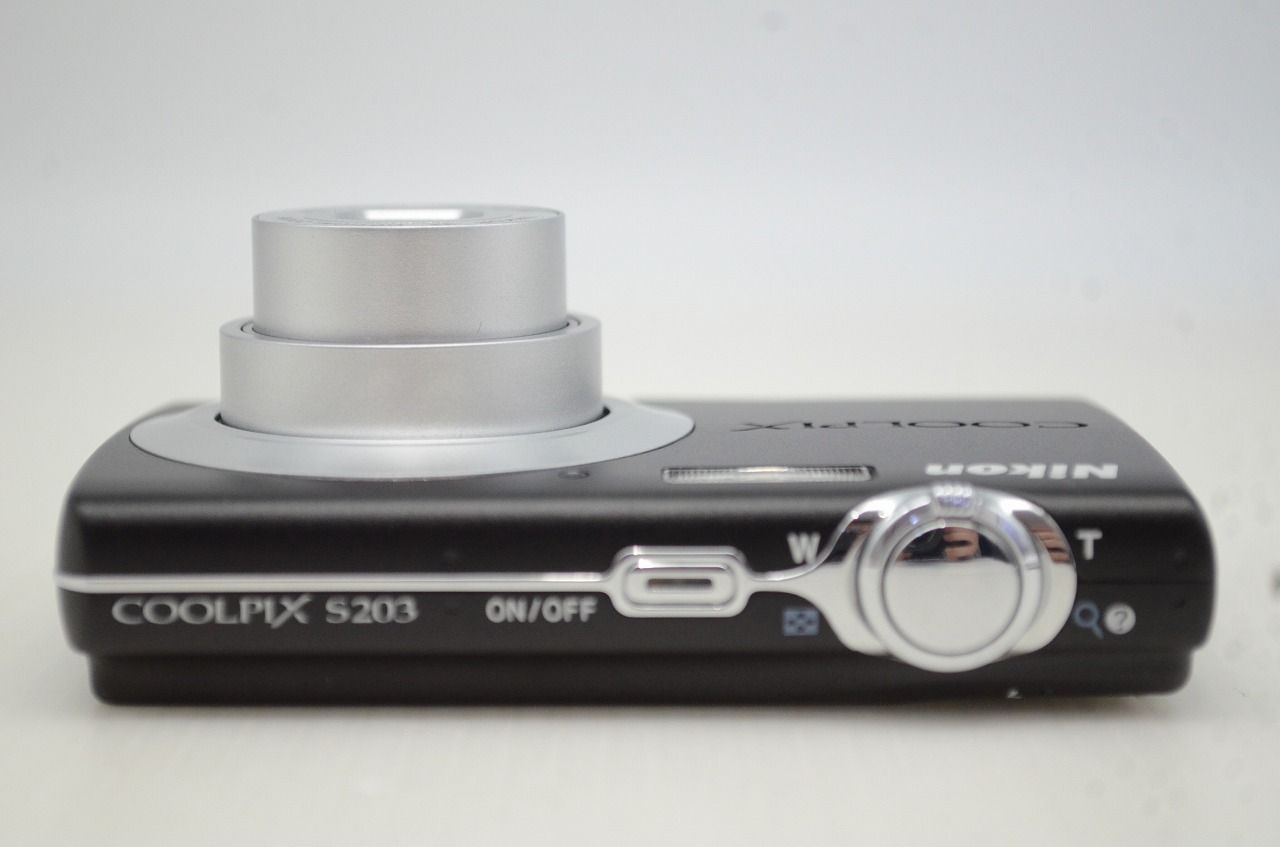 良品 Nikon ニコン COOLPIX S203 コンパクトデジタルカメラ ブラック