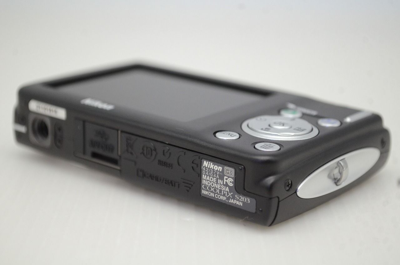 良品 Nikon ニコン COOLPIX S203 コンパクトデジタルカメラ ブラック