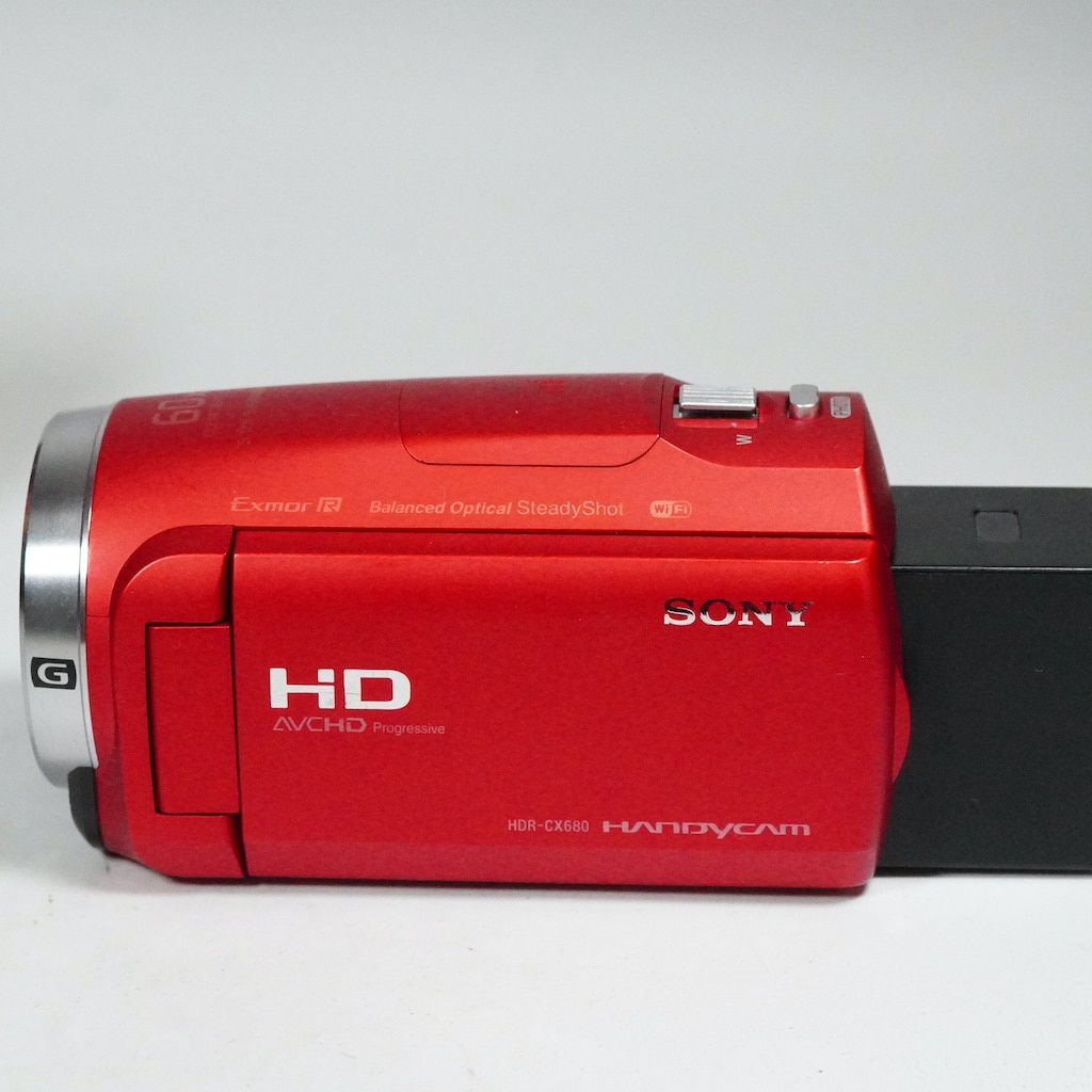SONY ソニー HDR-CX 680 レッド 返金保証 2466 望遠レンズ レンズフィルター