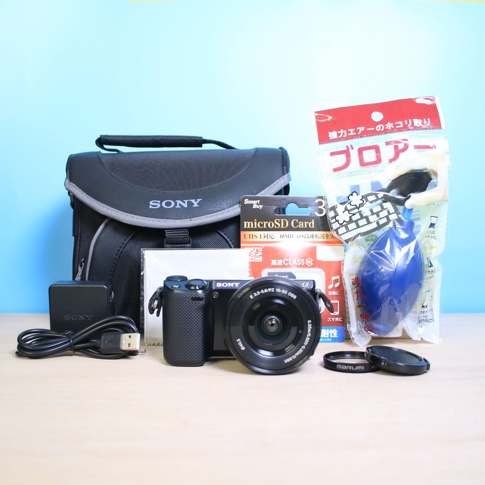 Wi-Fiスマホ転送❁初心者セット❁ SONY NEX-5R ミラーレス 一眼レフ