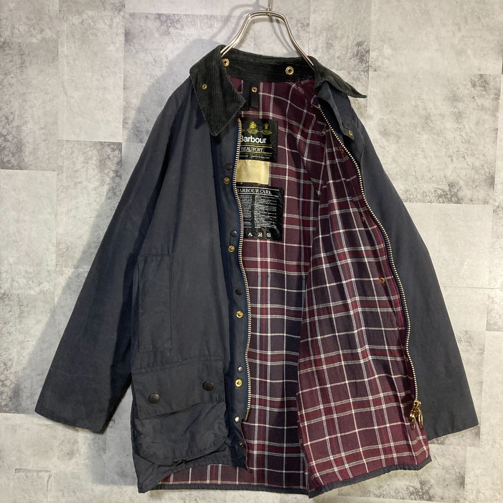 英国製 90's Barbour バブアー オイルドジャケット BEAUFORT ビュー