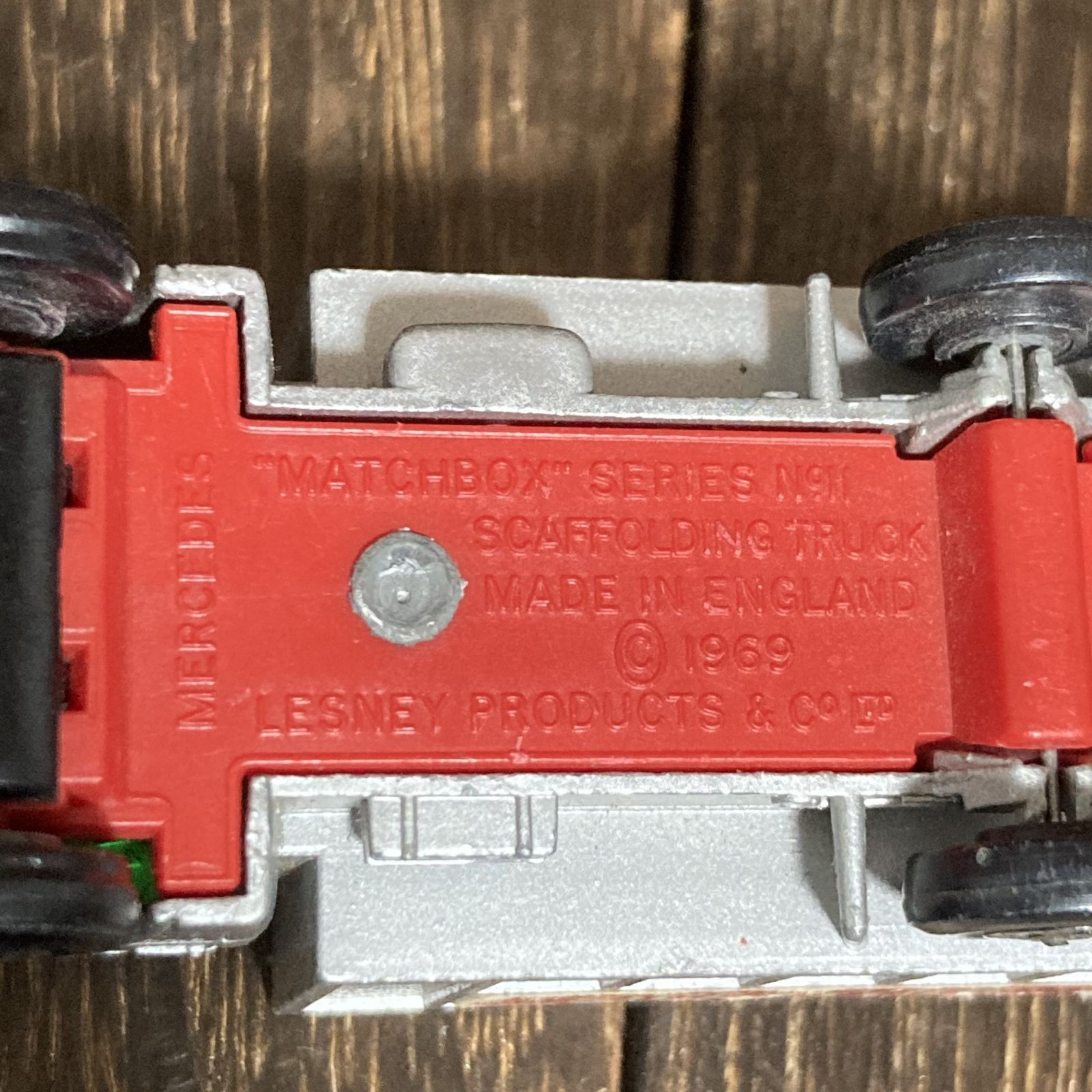 ミニカー　マッチボックス　11 スキャフォールド　トラック マッチボックス MATCHBOX No.11 SCAFFOLDING TRUCK ミニカー トラック