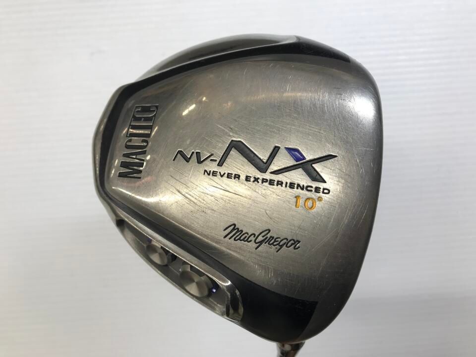 マグレガー　マックテック NV-NX　10度　NX クワドラ アクション　Sフレックス　ドライバー　中古【最短即日発送】