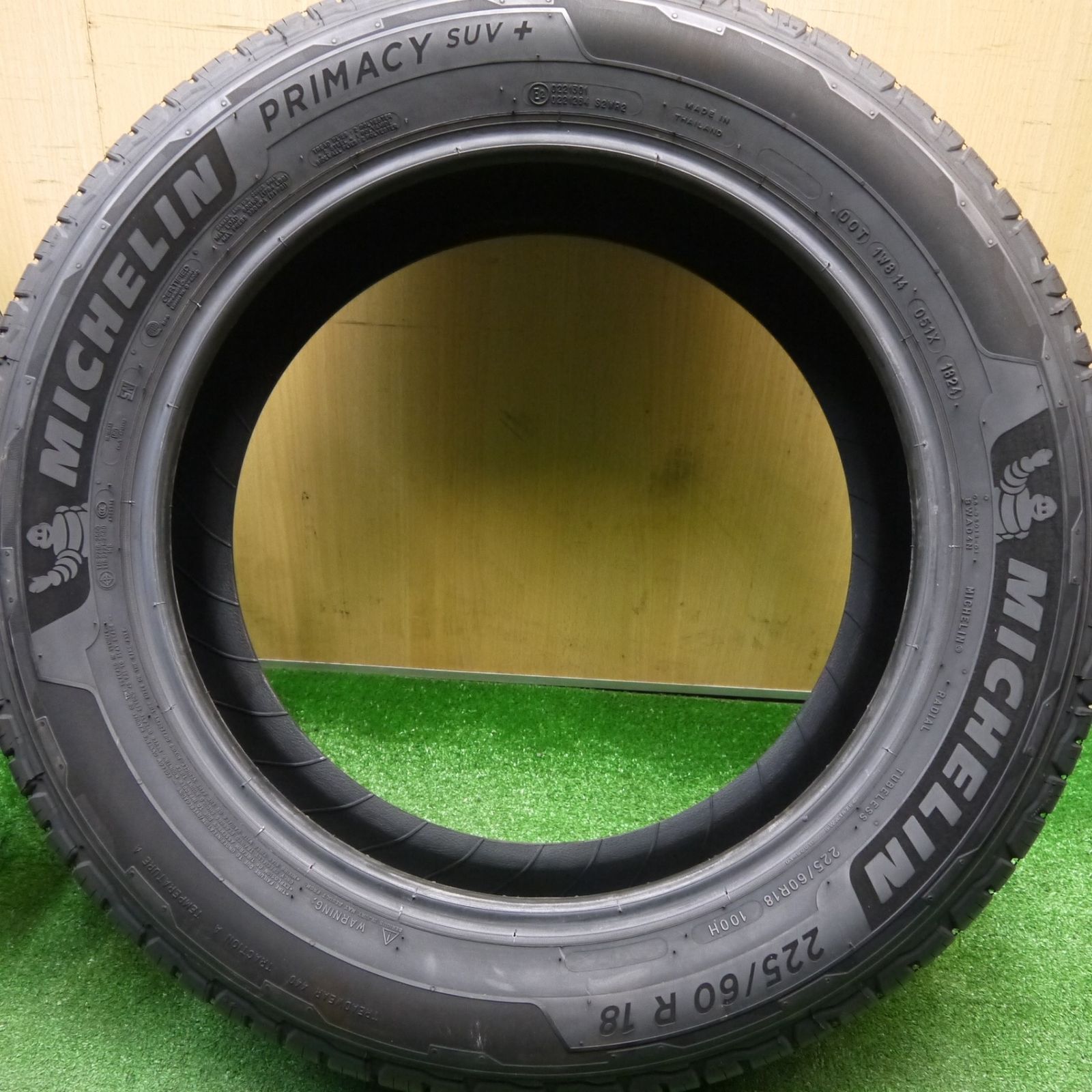  バリ溝 24年 9 5分 225 60 R 18 ミシュラン プライマシー SUV タイヤ 18インチ ハリアー RAV 4 等 ノタ 18インチ サマータイヤ ノーマルタイヤ