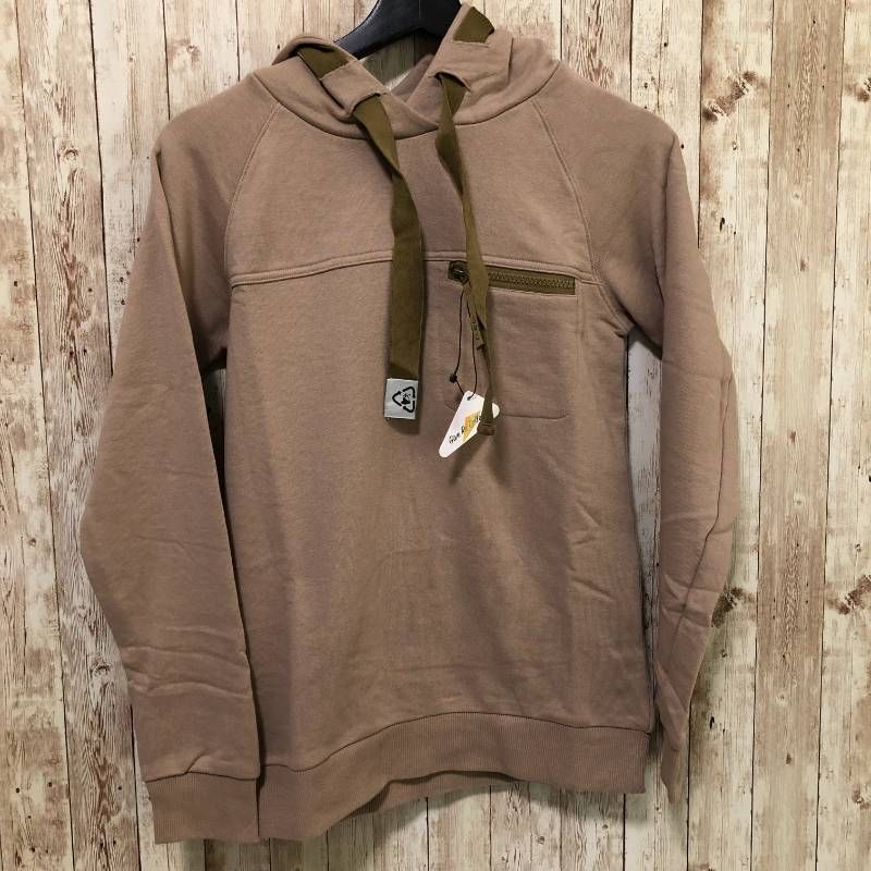 コ Give Re-Collection ギブリ ポイントパーカー グレージュ S