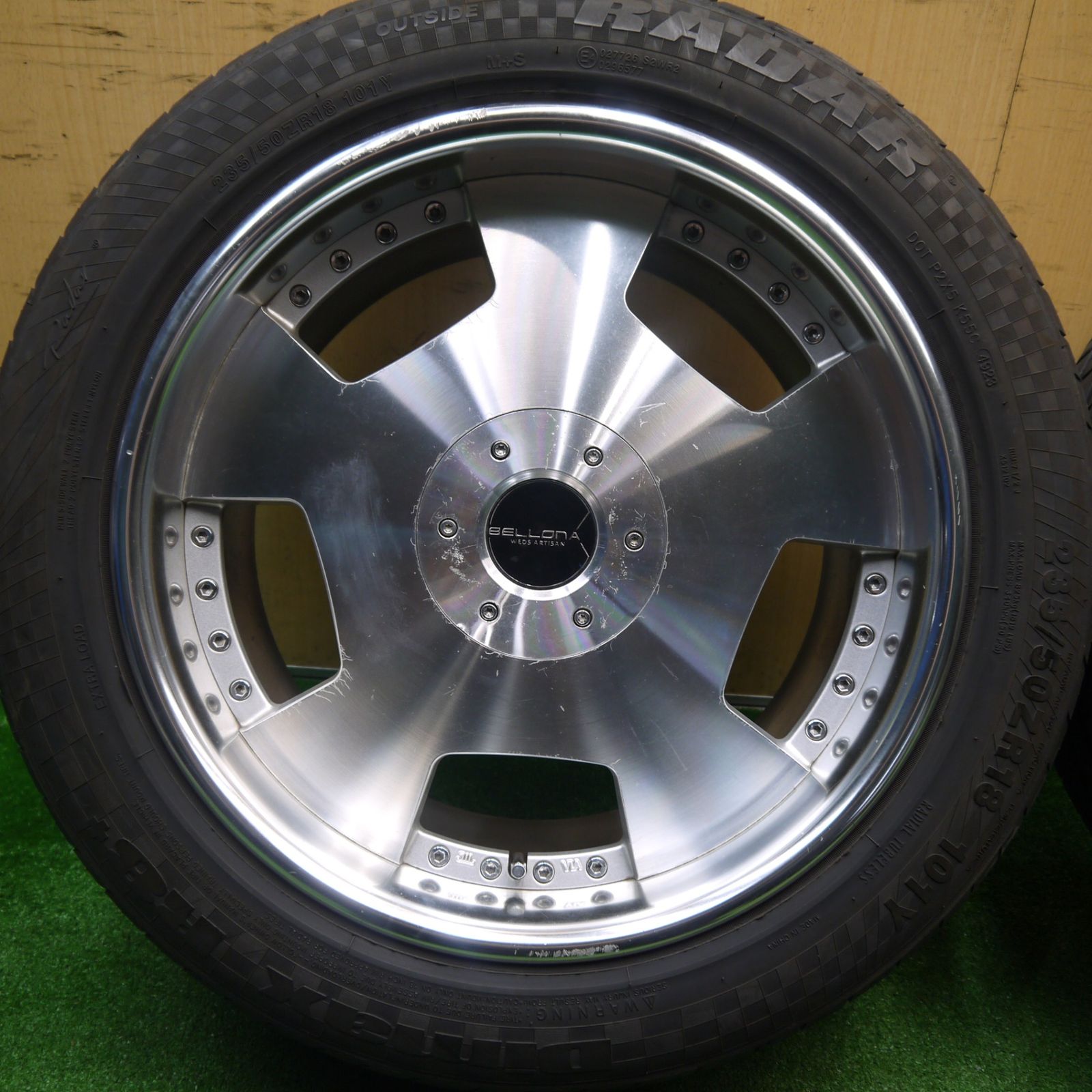 バリ溝 23年 9 5分 235 50 R 18 レーダー Dimax 8 グリンランダー ENRI U 08 BELLONA WEDS ARTISAN ベローナ 18インチ PCD 114 3 5 H ノ