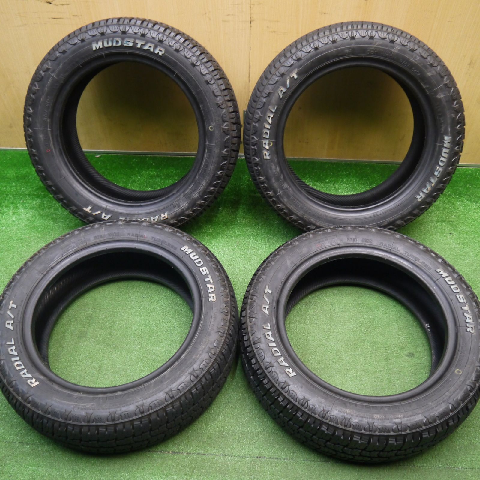 バリ溝 22年 9 5分 155 65 R 14 マッドスター ラジアル A T ホワイトレター MUDSTAR RADIAL タイヤ 14インチ アトレー ハイゼット タント 等 ノタ