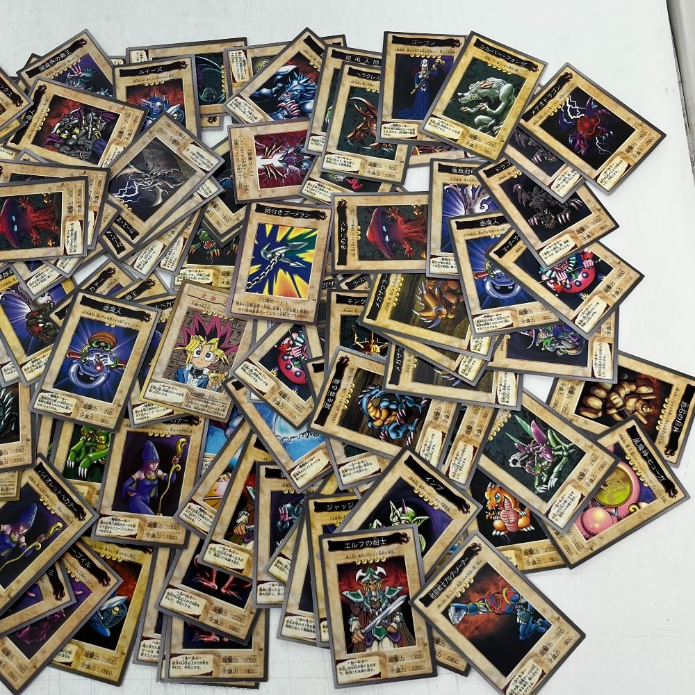 06w19766 遊戯王バンダイ版約150枚+ゲームボーイ特典3枚 トレカ