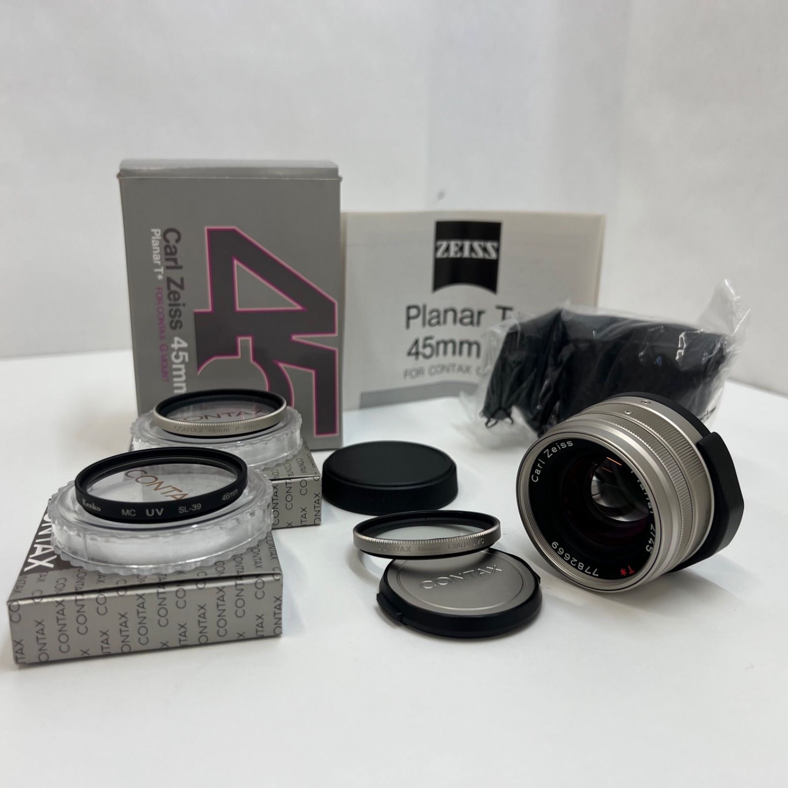 【ほぼ新品】CONTAX コンタックスPlanar 45mm F2 T* 動確済 CONTAX（コンタックス） CONTAX G用 Planar 45mm F2 T* (Carl Zeiss