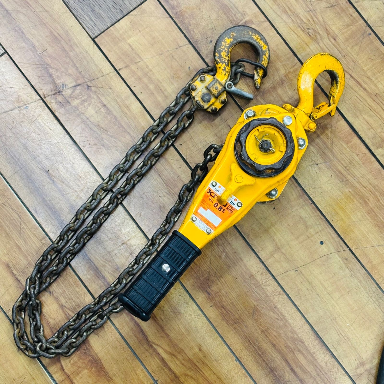 動作良好 キトー KITO 0.8 t レバーブロック L 5 A型