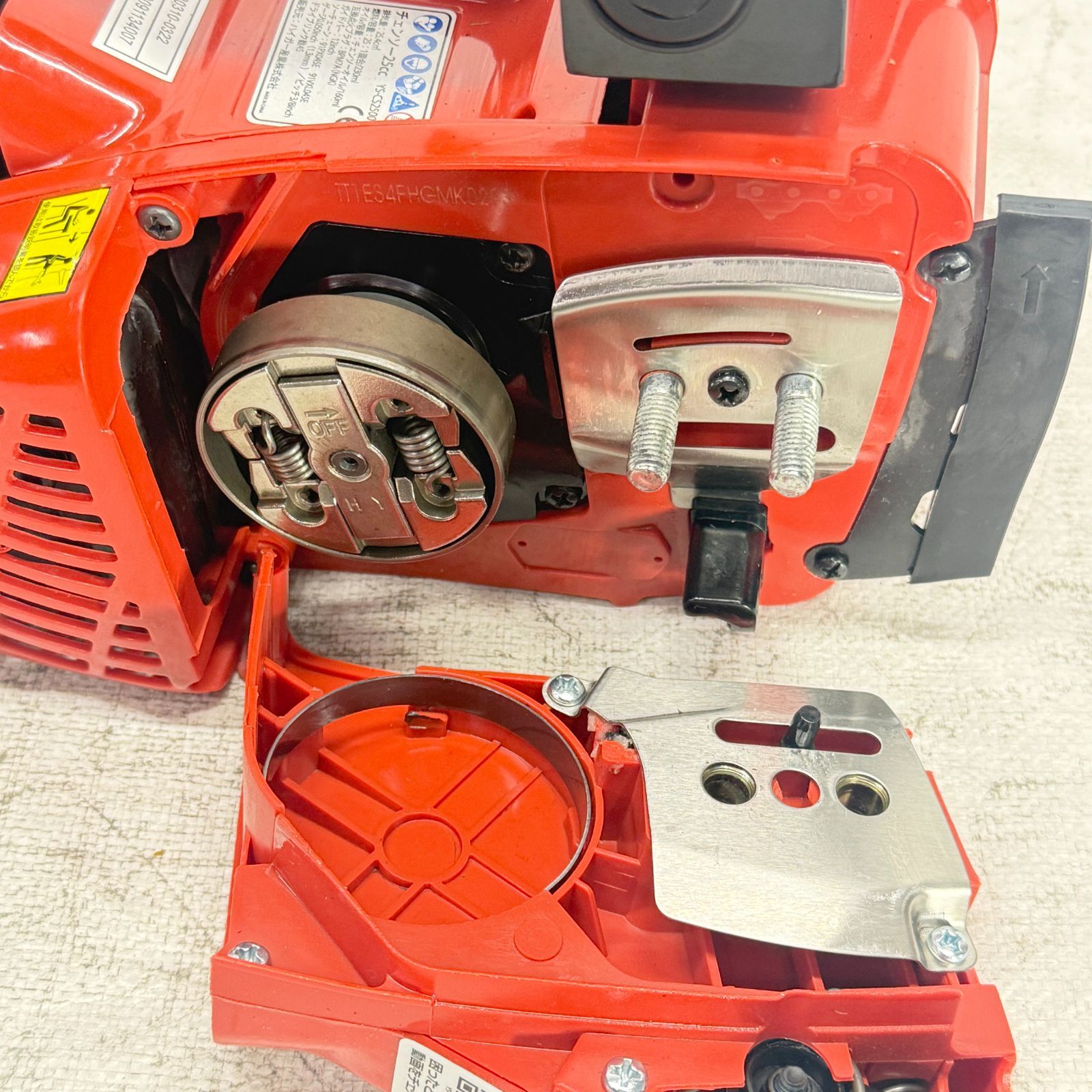  エンジン式 チェーンソー YOTUKA 12インチ 30 cm 25 cc 1.2馬力 オレゴン製 ガイドバー ソーチェーン 軽量 倒木 枝落とし 玉切り YS-CS 2500 1260-3 チェーンソー 切断工具 切断機