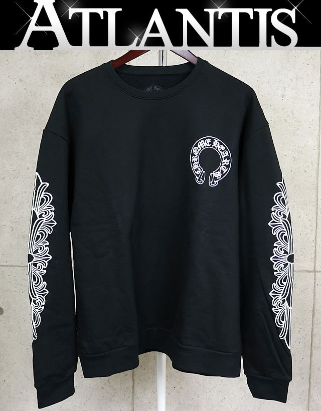 CHROME HEARTS 銀座店 クロムハーツ 新品 袖フローラルクロス クルー