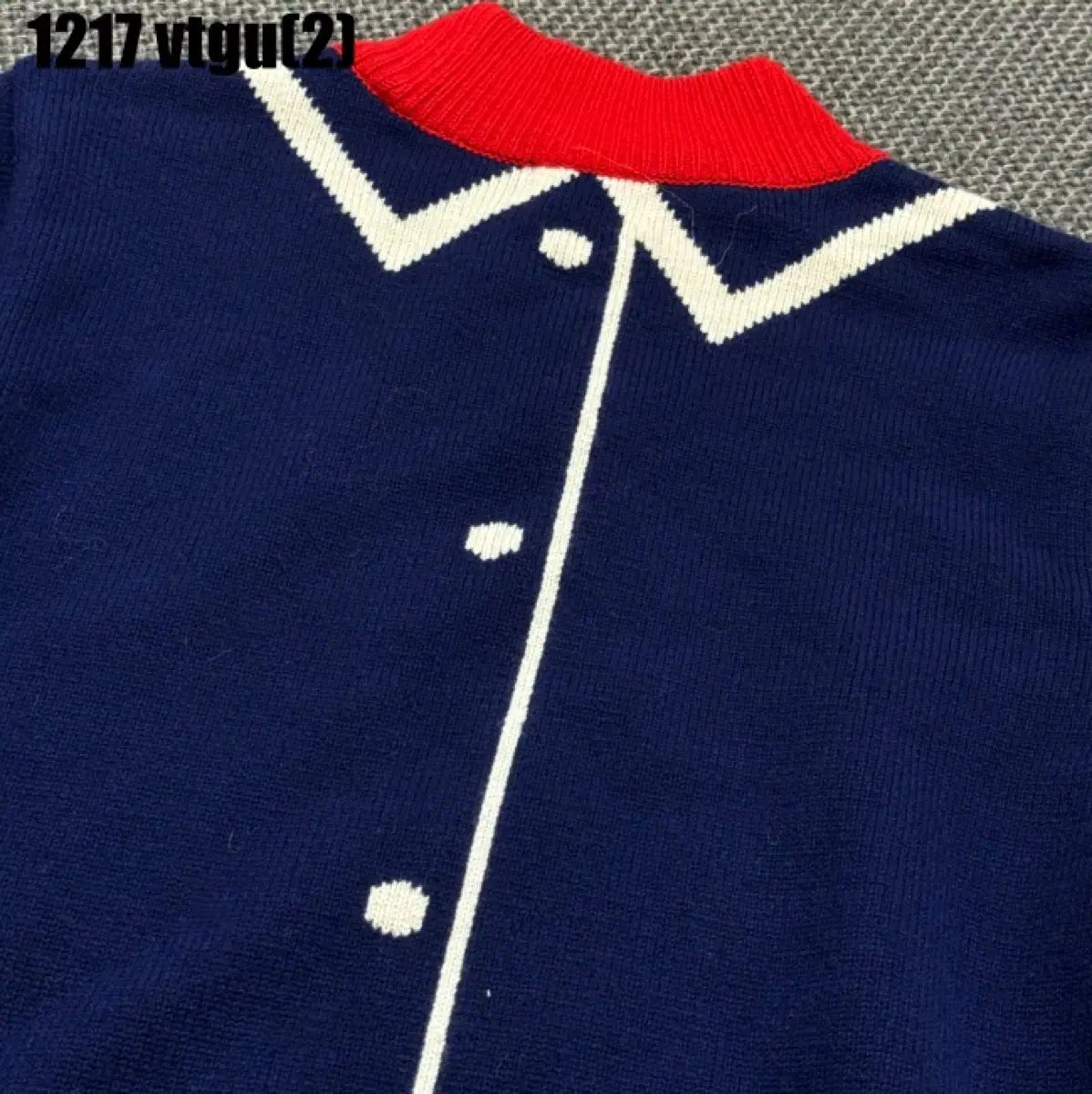 CASTELBAJAC カステルバジャック ニット ONE PIECE ネイビー/レッド