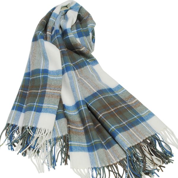 ウール ストール ブランケット ギフト ラグ 大判 ロキャロン タータン チェック レディース 英国 おしゃれ ひざ掛け メンズ ブルードレススチュアート ストール ショール 小物