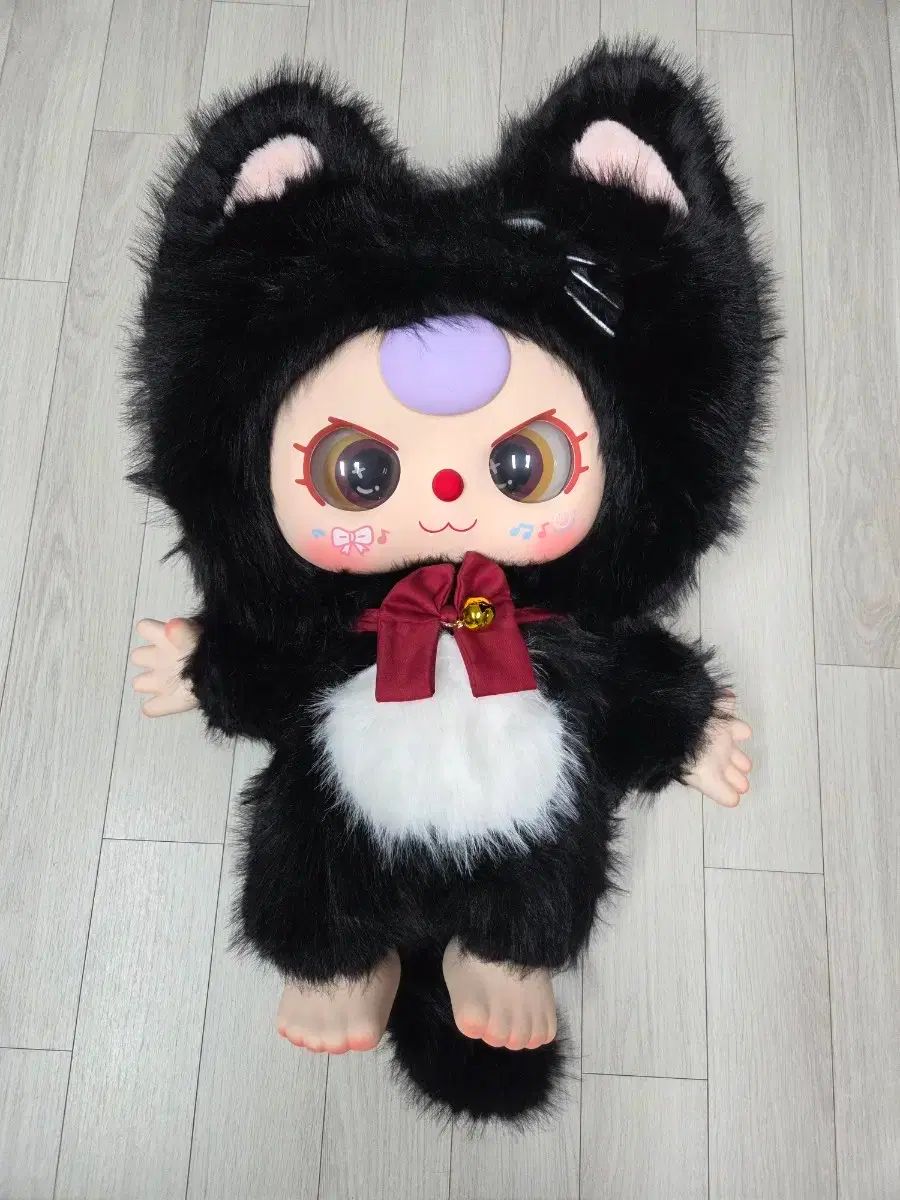 ベイビースリー 1000%(ぬいぐるみ(大)) 黒猫 かわいい目 ストア