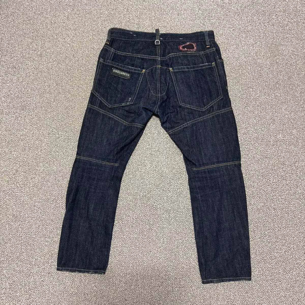 46 DSQUARED2 ディースクエアード2 フロントジッパー ジーン バイカー 