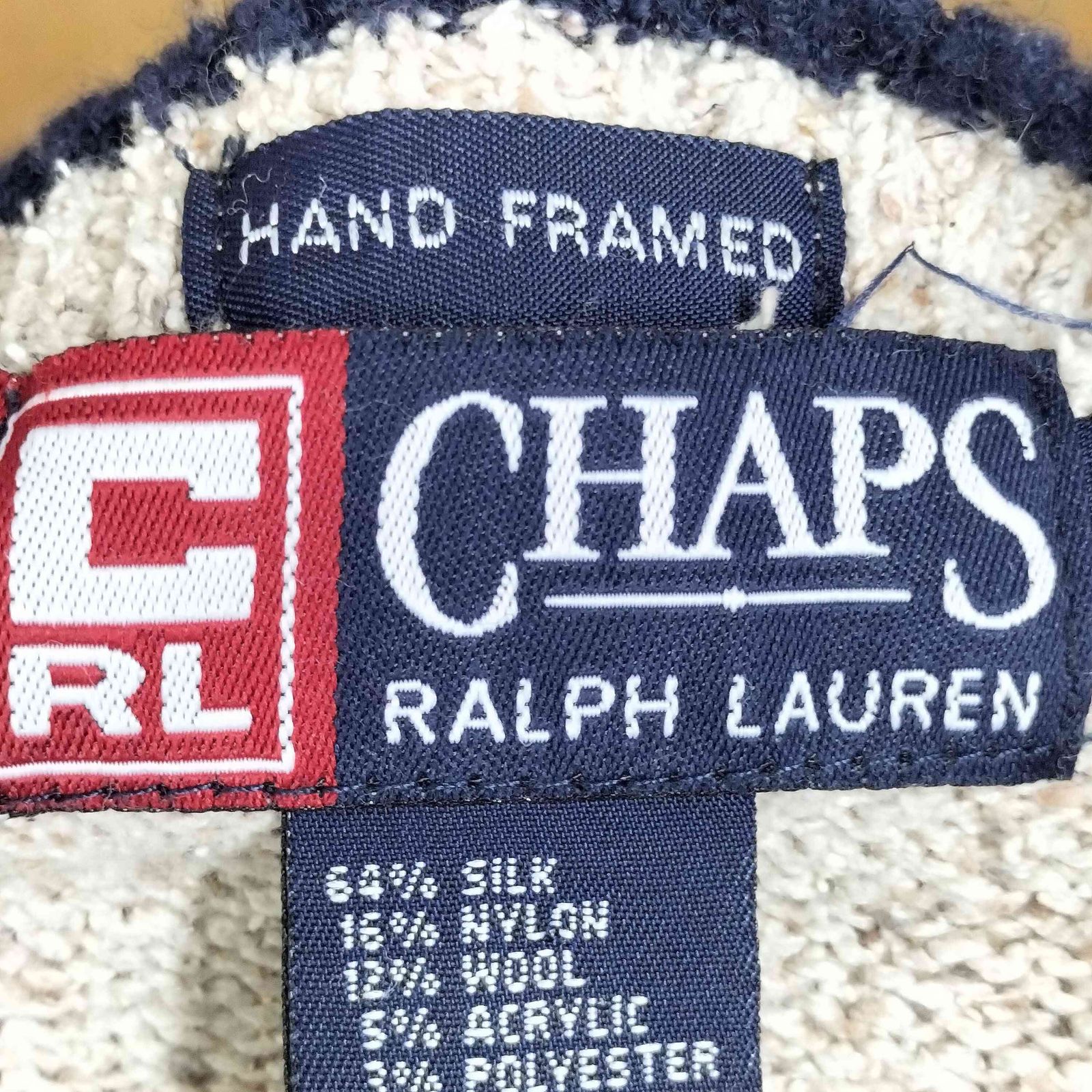 チャップスラルフローレン CHAPS RALPH LAUREN 90S HAND FRAMED 