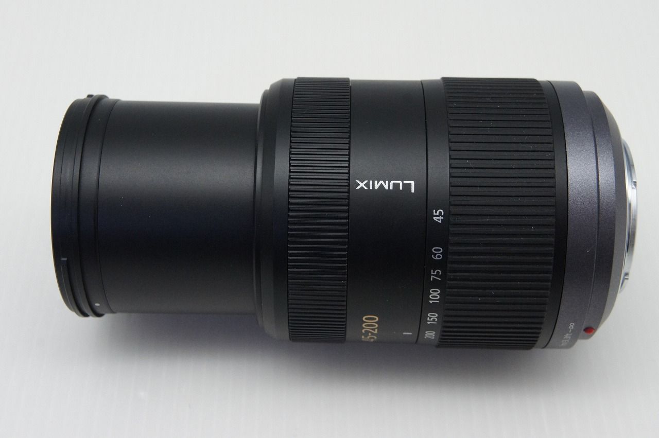  Panasonic LUMIX G VARIO 45 200 mm F 4 5 6 MEGA O I S H マイクロフォーサーズ ポーチ付 251215 ag レンズ(ズーム) カメラ