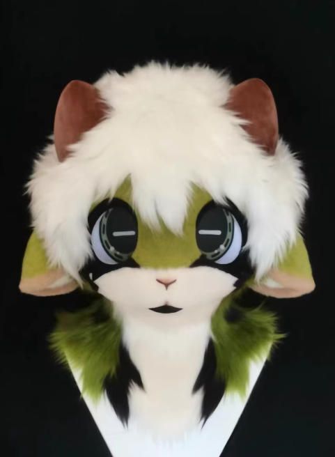 着ぐるみヘッド 羊 NO.472 緑 全頭ヘッド ケモノ ファースーツ ぬいぐるみ コスプレ コスチューム kigurumi