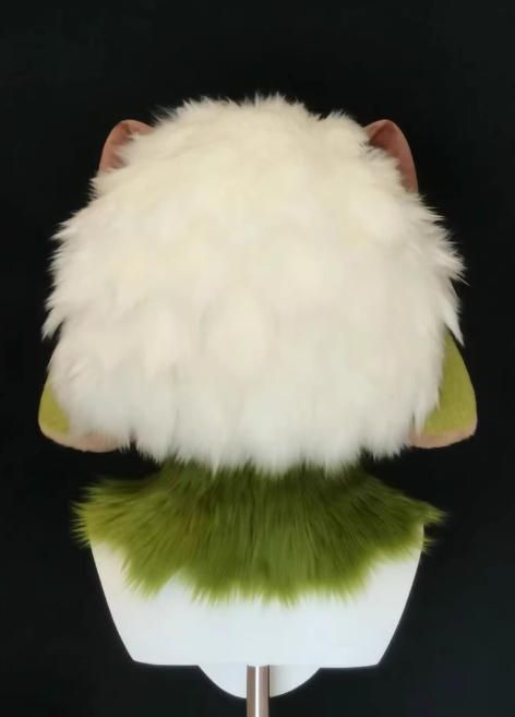 着ぐるみヘッド 羊 NO 472 緑 全頭ヘッド ケモノ ファースーツ ぬいぐるみ コスプレ コスチューム kigurumi
