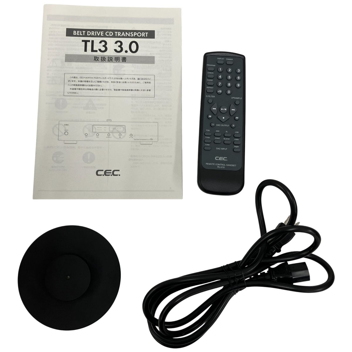 CEC TL 3 0 ベルトドライブ トランスポート 製 CDトランスポート 音響機材 オーディオ