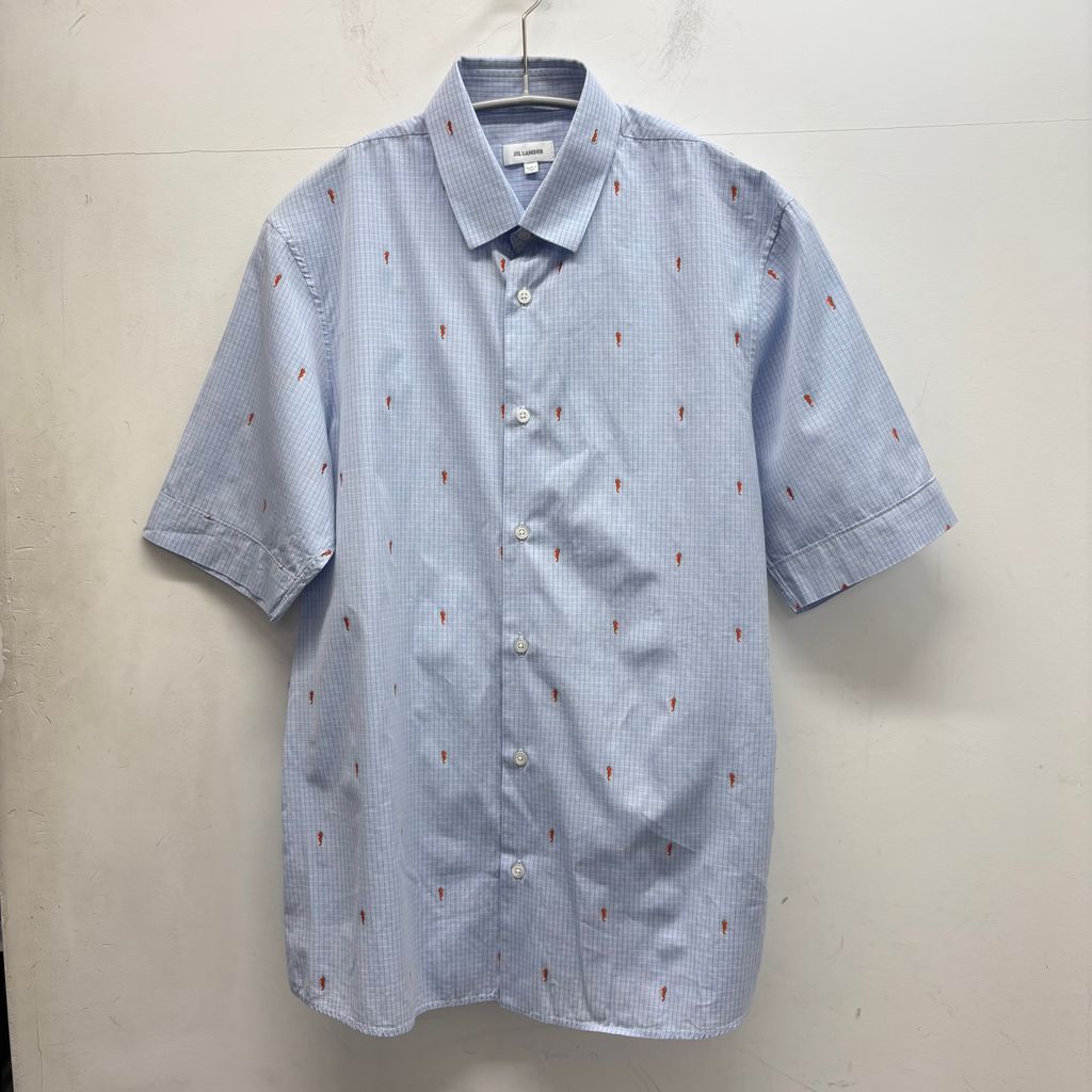 JIL SANDER ジルサンダー Short Sleeve Shirt 半袖シャツ ブルー系 size - 中目黒A 12