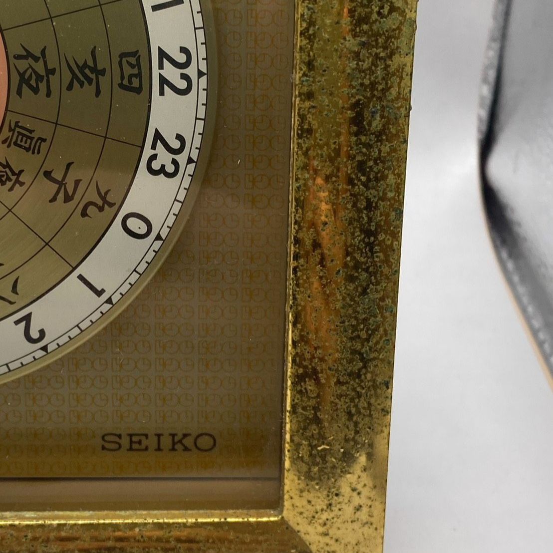✨昭和レトロ✨】 SEIKO セイコー 置時計 服部時計店 創業100周年記念