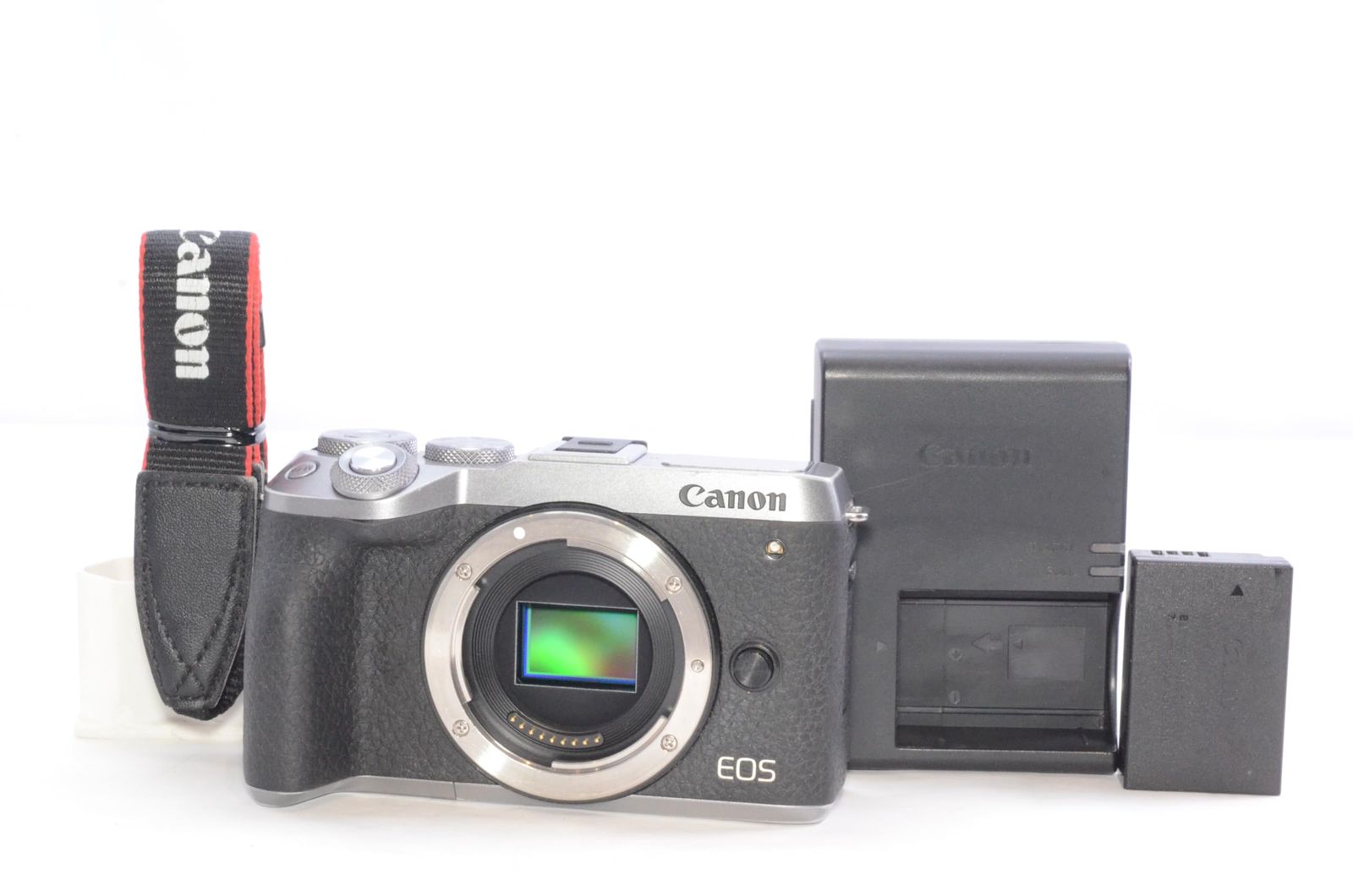 Canon ミラーレス一眼カメラ EOS M 6 Mark II ボディー シルバー -BODY