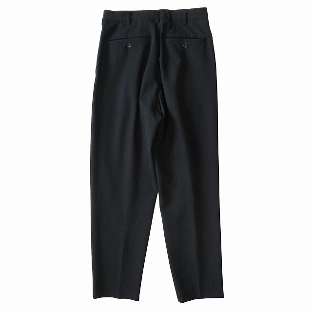 美品⭐️ワイズフォーメン スラックスパンツ ウールギャバジン S 黒 美品 95SS ワイズフォーメン Y's for men ヨウジヤマモト YOHJI