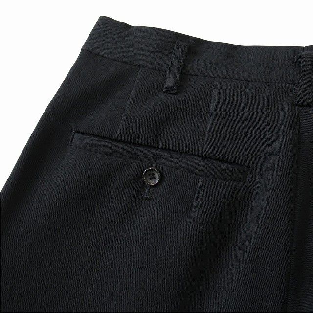 Y's ワイズ ヨウジヤマモト ウールギャバジン センタープレス サルエルパンツ Y's / ワイズヨウジヤマモト | ウールギャバジン スラックス パンツ
