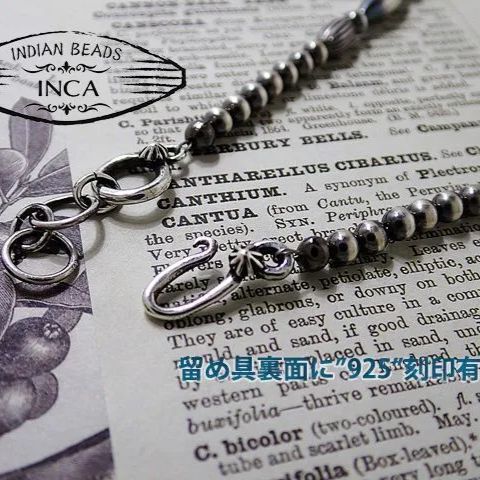 インディアンジュエリー ターコイズ ビーズ ネックレス シルバー925