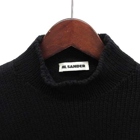 ジルサンダー JIL SANDER ウール ニット アシンメトリー モックネック