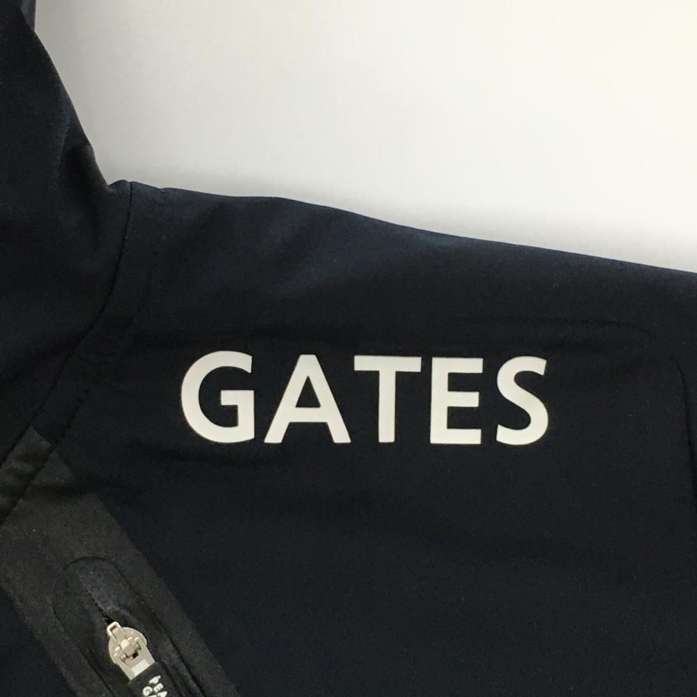 超美品】パーリーゲイツ ジップパーカー ダークネイビー ロゴ白 ドロー