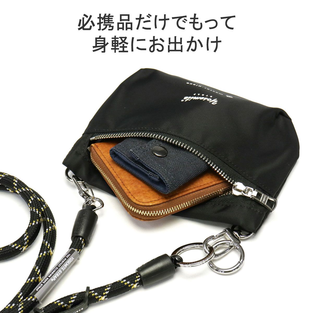 正規取扱店 マスターピース ショルダーバッグ YOSEMITE STRAP × master