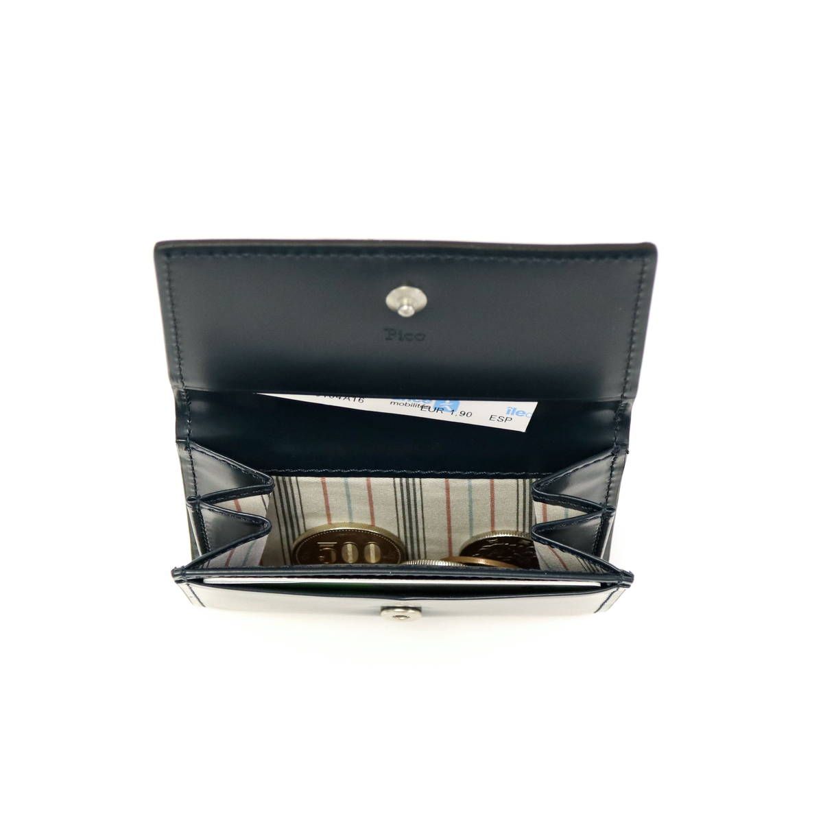 正規品1年保証 フィーコ 財布 Fico コインケース Mare マーレ 小銭入れ 本革 コンパクト メンズ レディース WFIC58935  ネイビー(86) ショップ