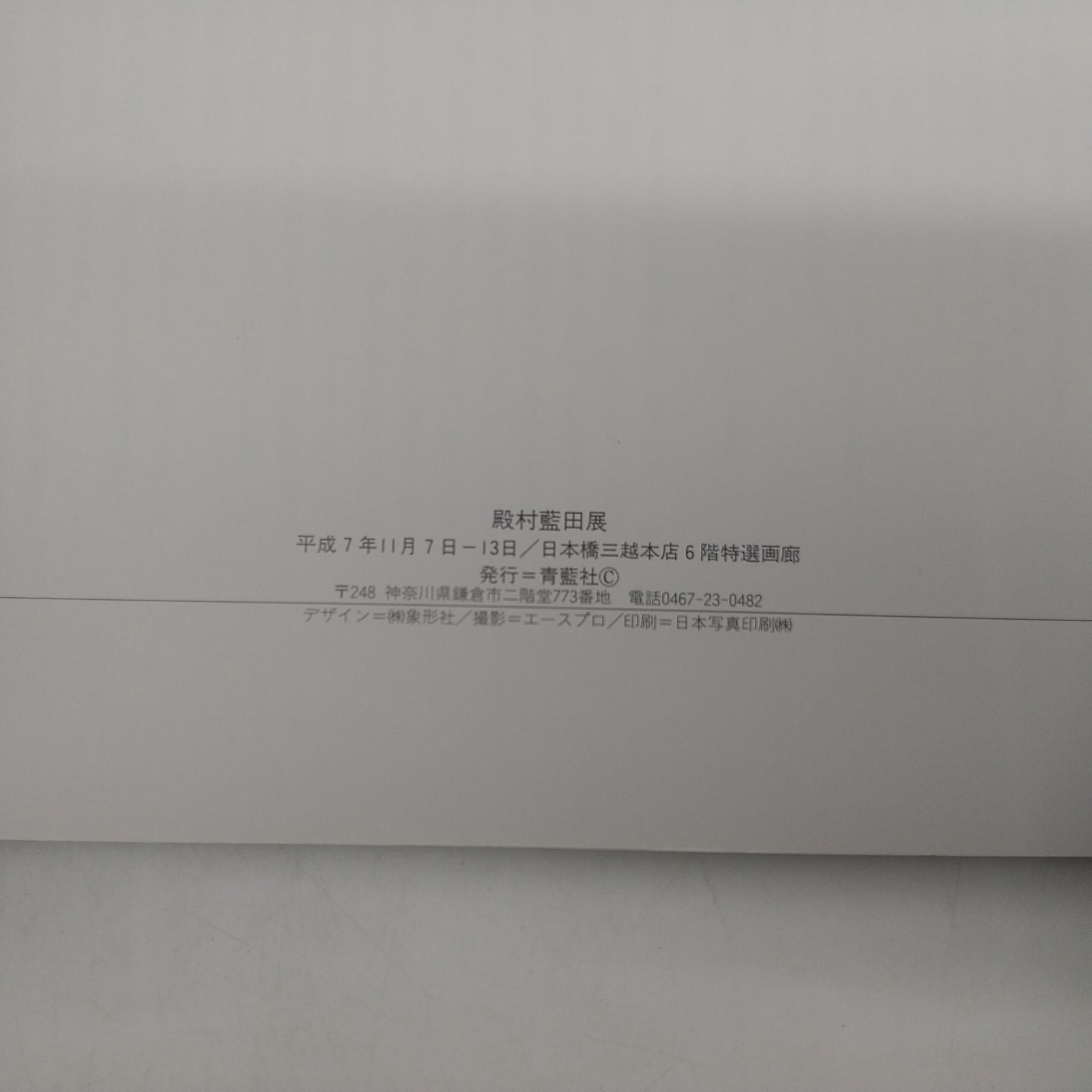 殿村藍田展 平成7年11月発行 青藍社 2512LXth19 - メルカリ