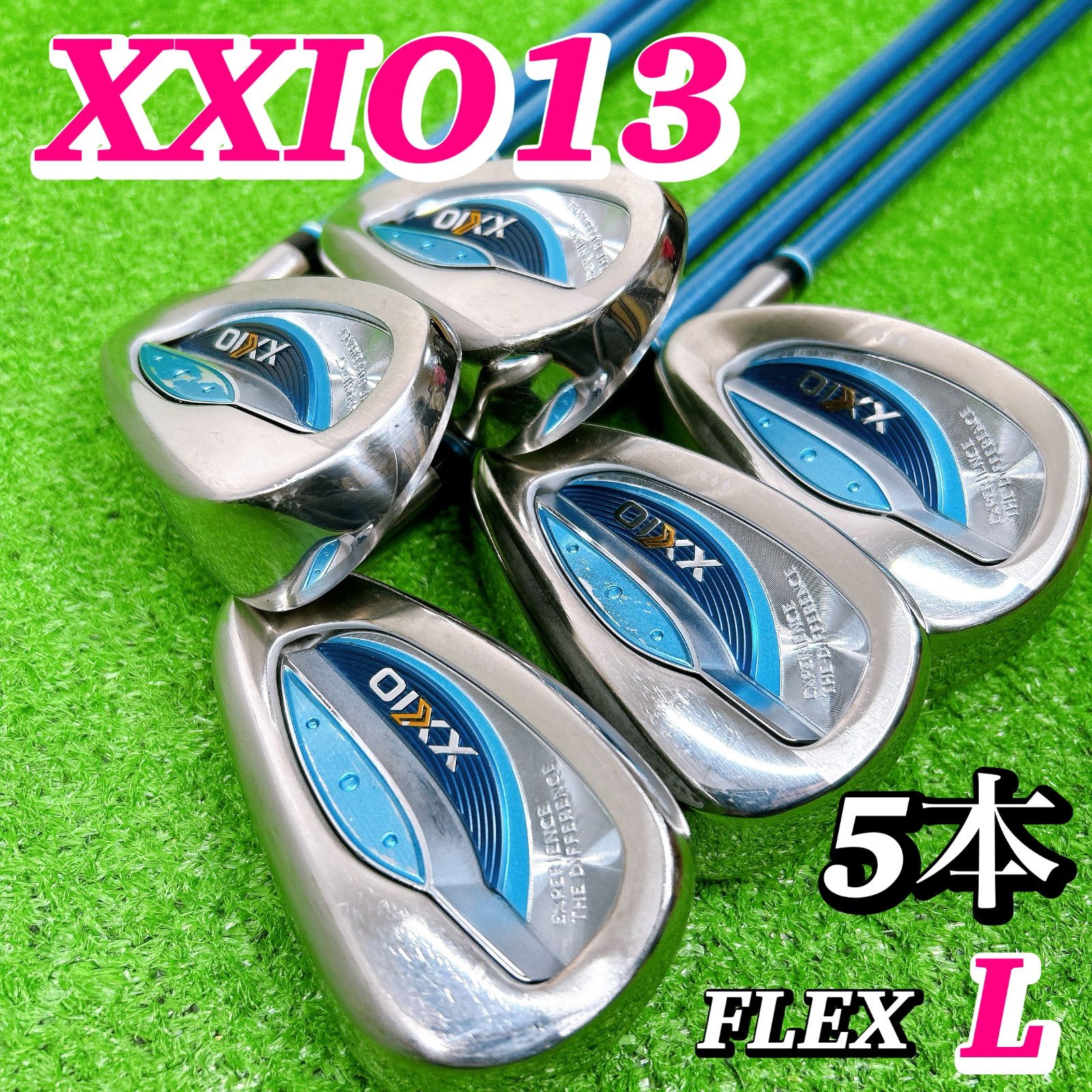 XXIO 13 ゼクシオ MP 1300 L レディースアイアン 5本 女性 優しい ゴルフクラブ 7-9 PS NO 2
