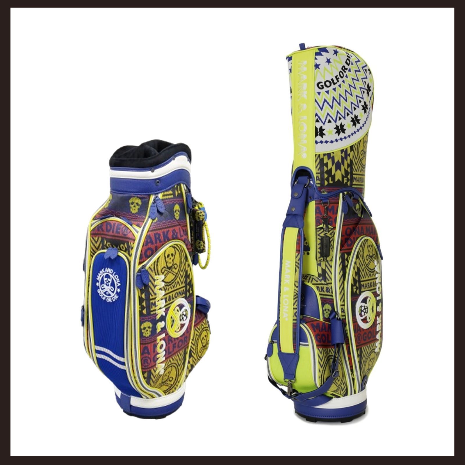 マークアンドロナ ロメオ キャディ バッグ イエロー MARK LONA カート型ゴルフバッグ クラブバッグ