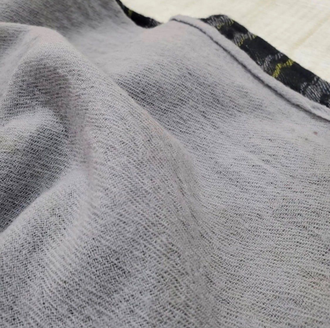 Y's ワイズ yohji yamamoto ヨウジ ヤマモト 二重 チェック ストール