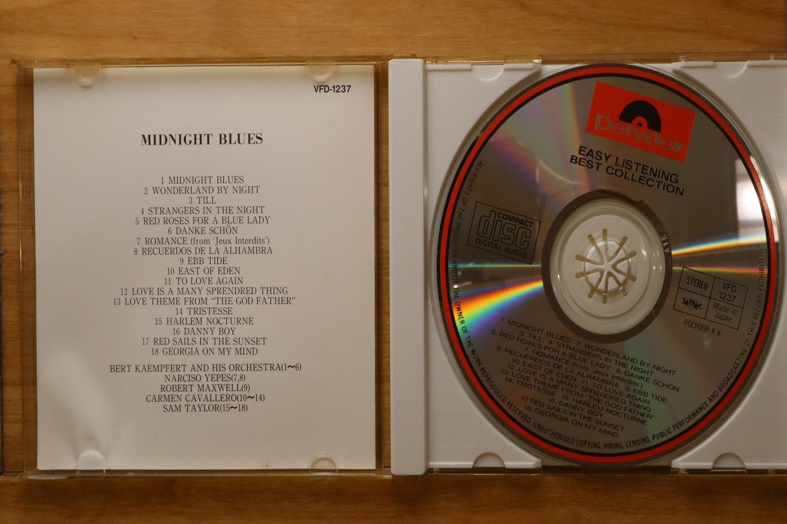 中古CD☆リスニングCD/□ 名夜中のブルース 【VFD1237/+++++++F03321