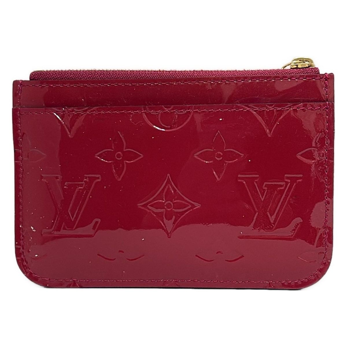 LOUIS VUITTON ルイヴィトン コインケース モノグラムヴェルニ ポシェットクレNM M 93637 ローズポップ レザー
